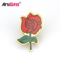 Wholesale Custom Cheap Metal Bulk Korean Magnet Rhinestone Flower Brooch Pin